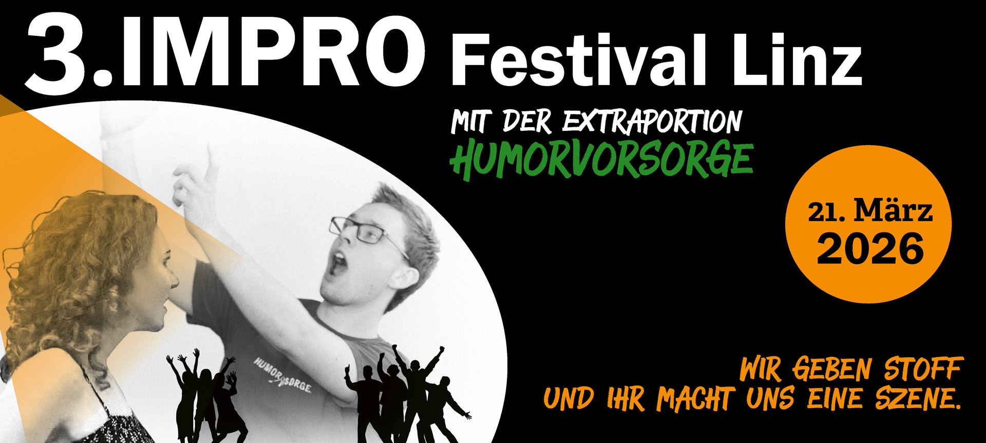 Einladung zum IMPRO Festival Linz am 21.3.2026